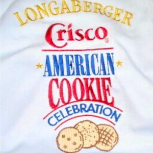 Longaberger Crisco American Cookie Celebration Apron Circa 1992